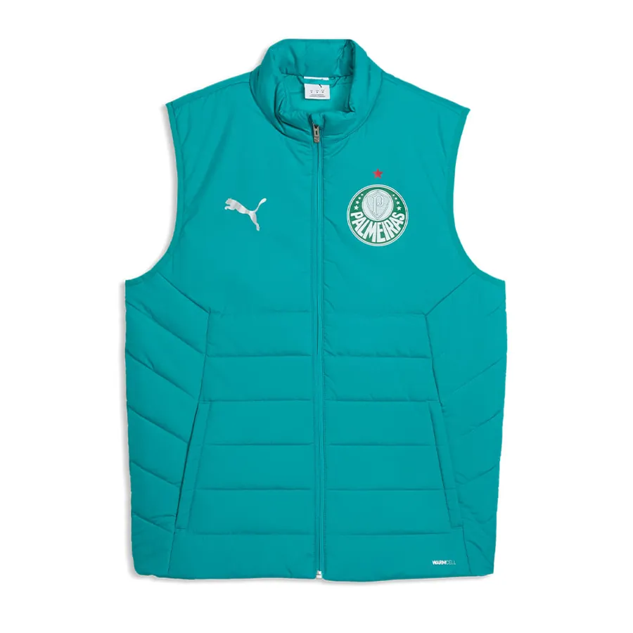 Colete Acolchoado Palmeiras Puma 26/27 Verde-Água